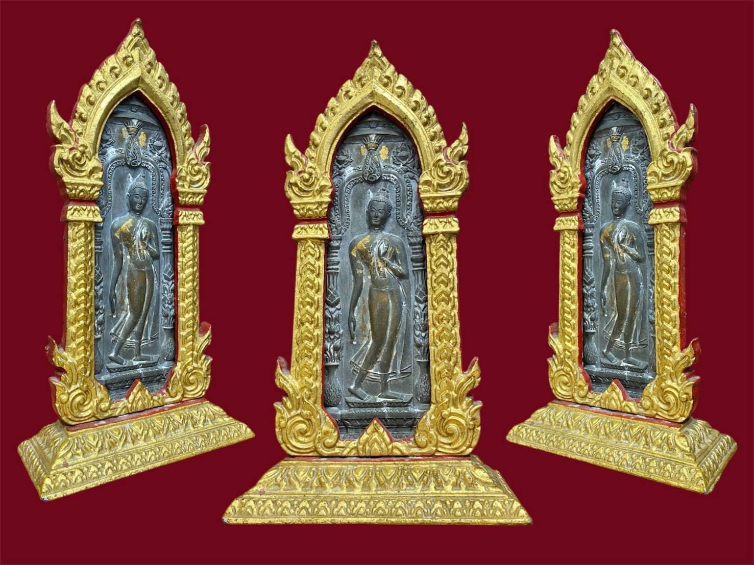 พระลีลากำแพงศอกหลวงพ่อขอม ปี 2505