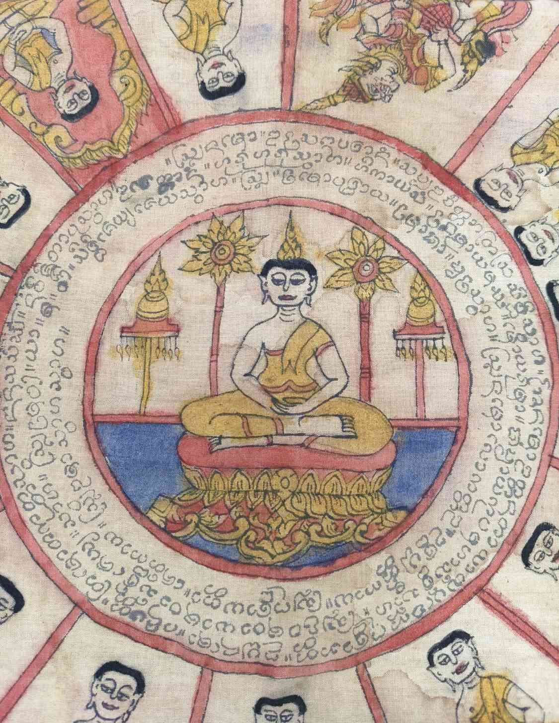 ผ้ายันต์สิหิงค์หลวงครูบานันตา