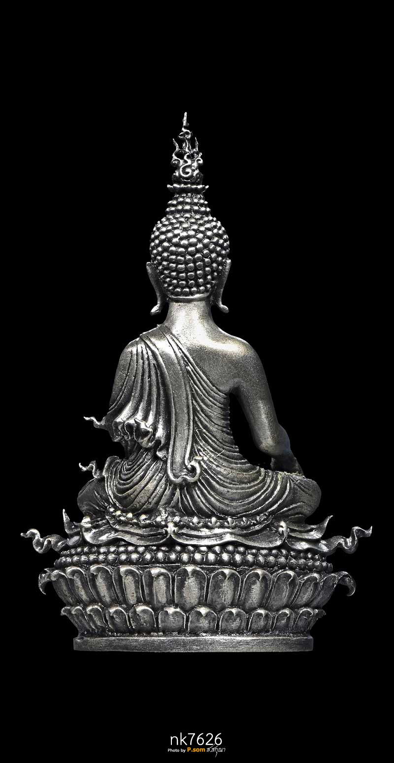 พระกริ่งพุทธประทานยศบารมี เนื้อเงินใหญ่