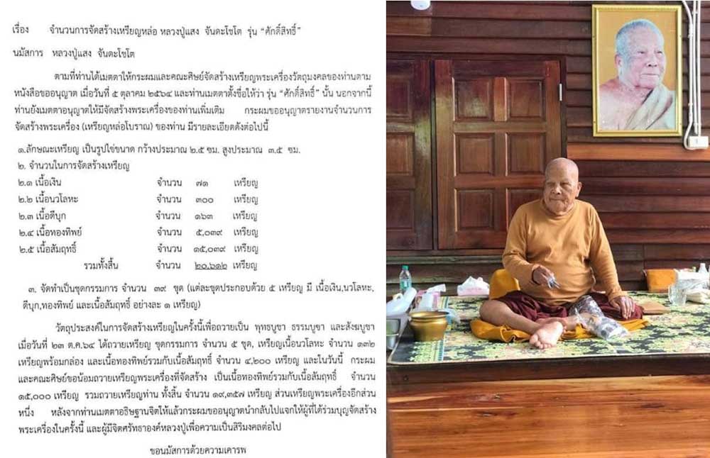 เหรียญศักดิ์สิทธิ์ ลป.แสง