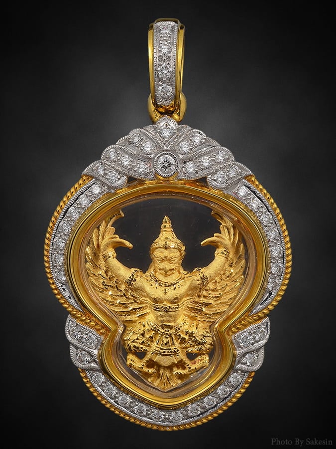 องค์พญาครุฑ พิมพ์เล็ก รุ่นมหาเศรษฐี ปี40