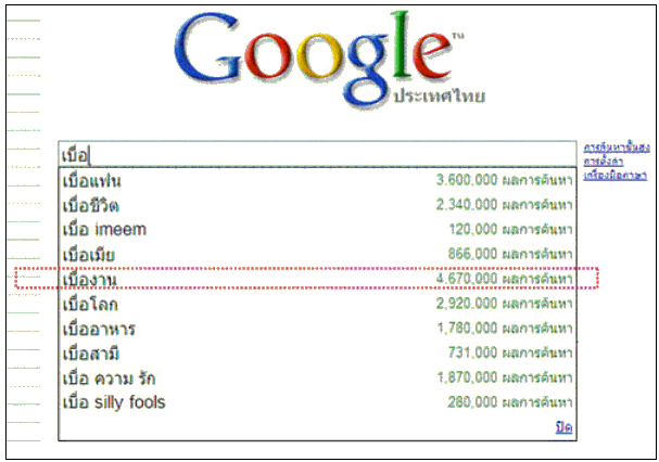 เรื่อง ฮาๆๆ...ของการใช้ google .....