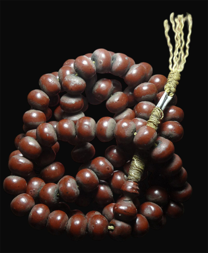 ประคำเนื้อผงพุทธคุณ ลงชาติล้านนา