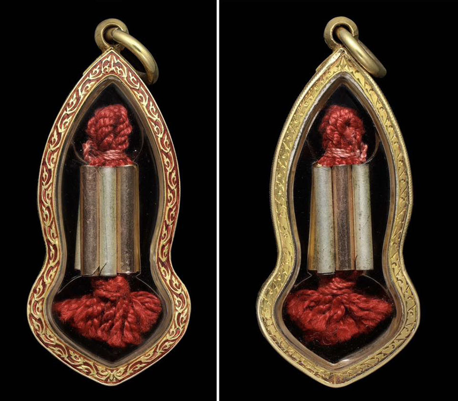 ตะกรุดเก้ากุ่มครูบาวัง วัดบ้านเด่น สามกษัตริย์