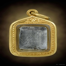 หัวแหวนหลวงพ่อเดิม วัดหนองโพ ลายธงชาติ