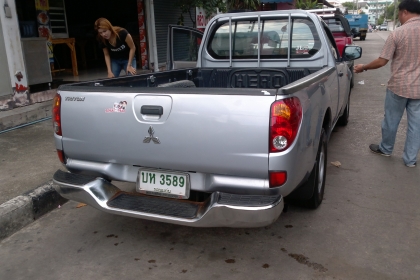 @@__ขายถูก__@@ MITSUBISHI TRITON ปี 07 เครื่อง1j (LPG)ประหยั ด เกียร์ออโต