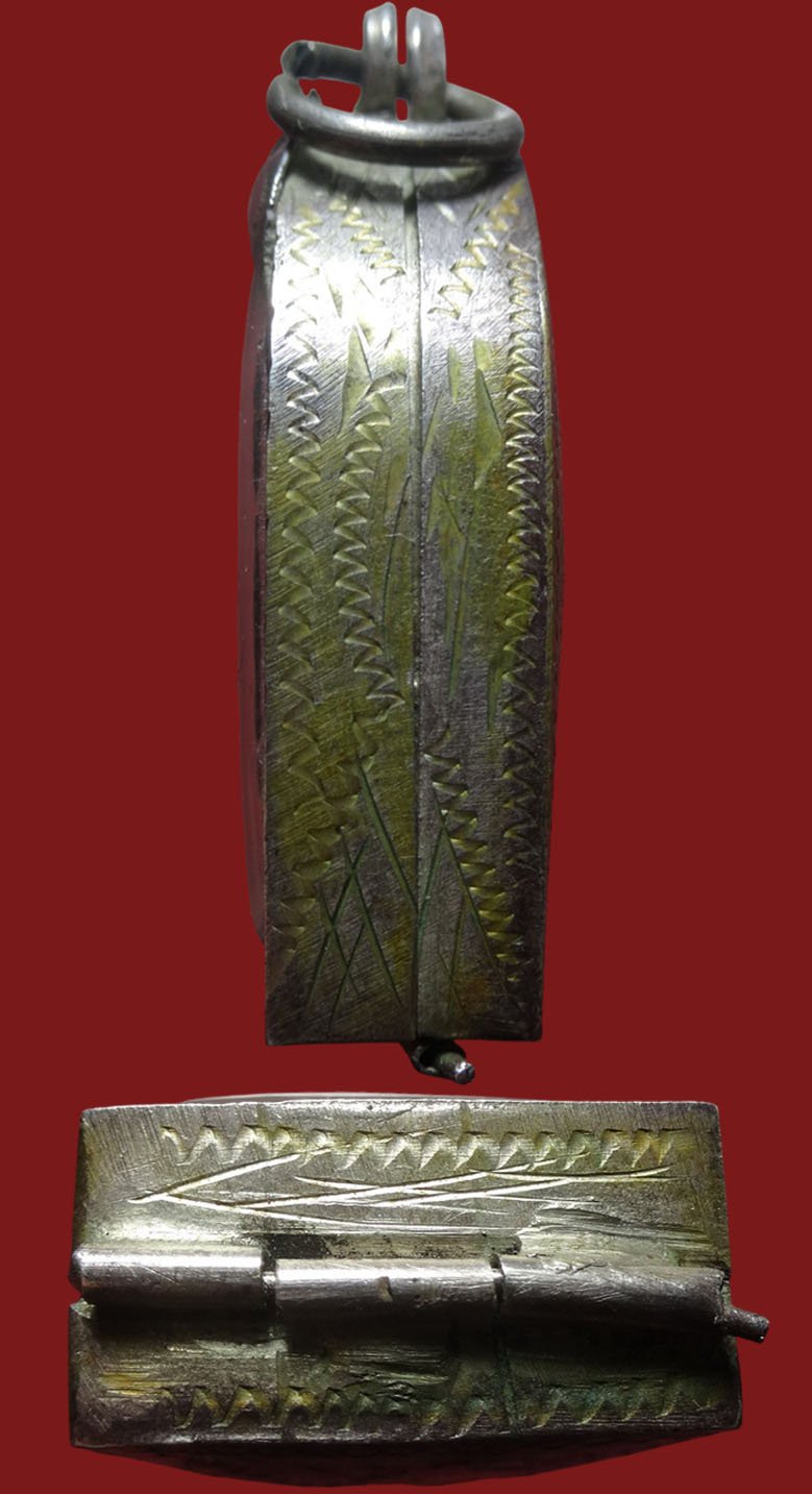 ตลับเงินพระรอด มือสอง งานเก่าเงินเก่า