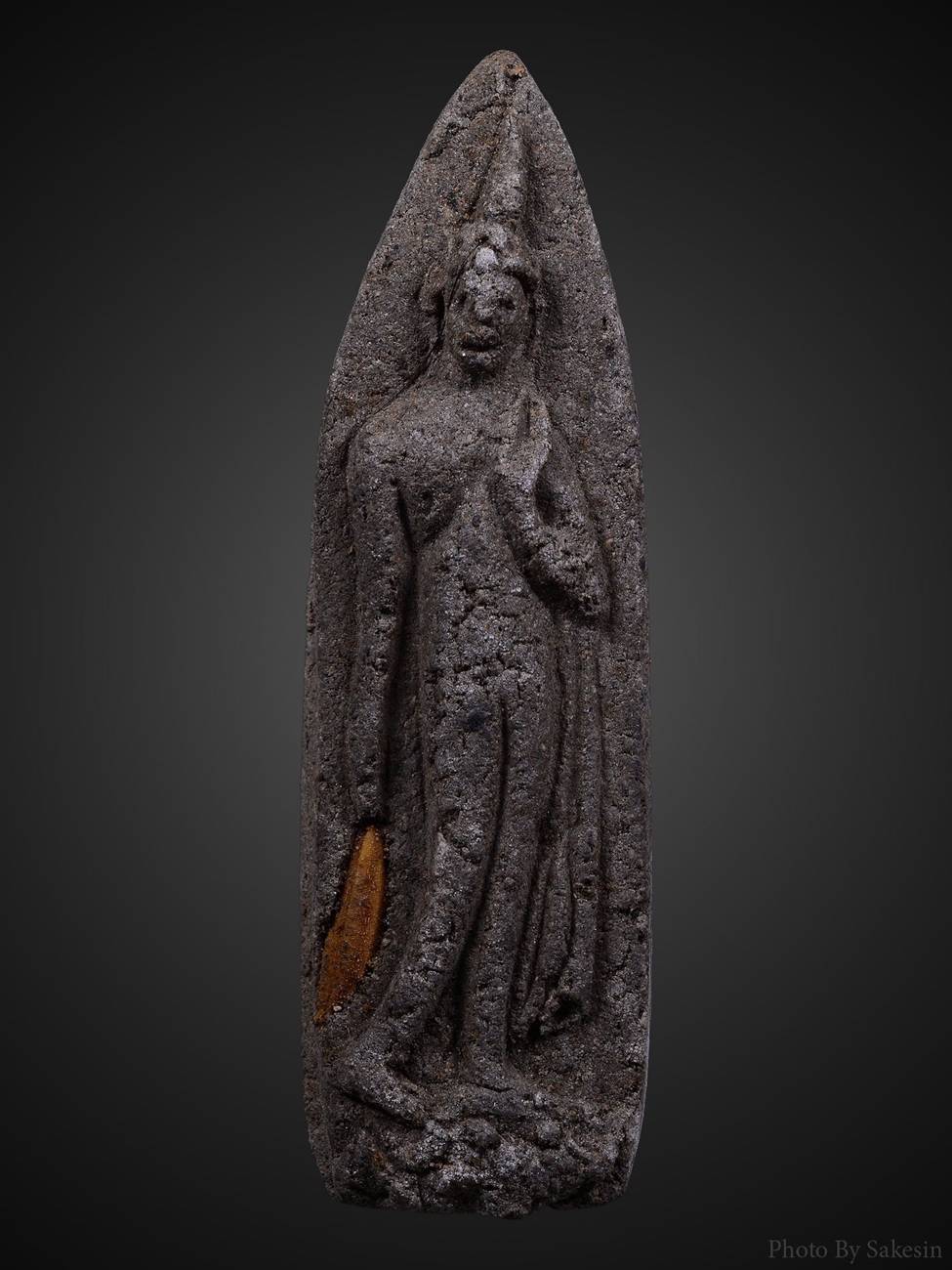 พระลีลาครูบาจันต๊ะ รุ่นแรกเนื้อดำหายาก