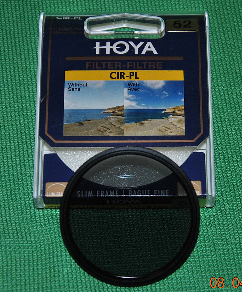 ฟิลเตอร์ CPL Filter HOYA 52 mm PL-CIR SLIM