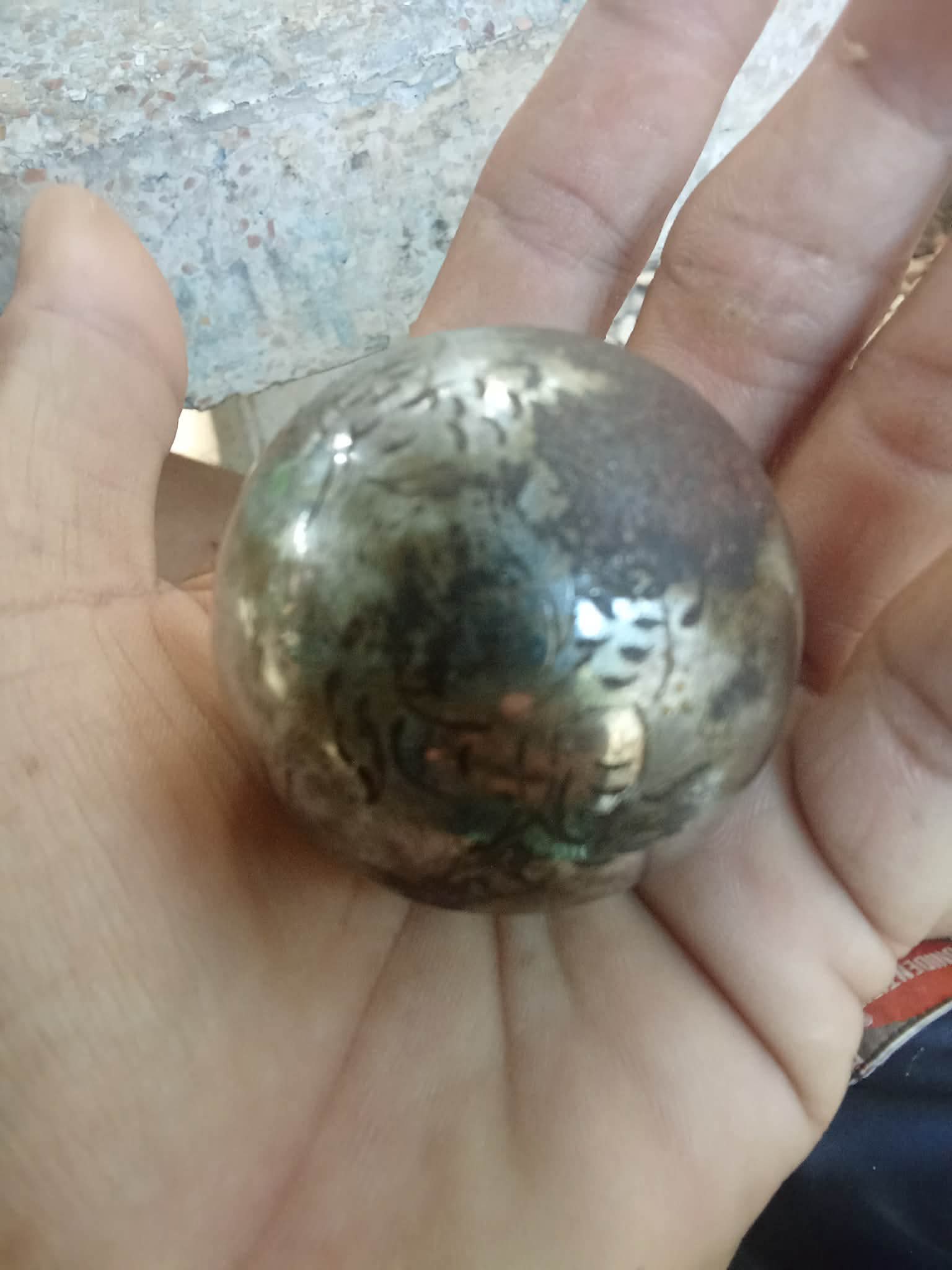 ปรอทกรอล้านนา ลูกใหญ๋ เสียงกังวาน สภาพสวยสมบูรณ์