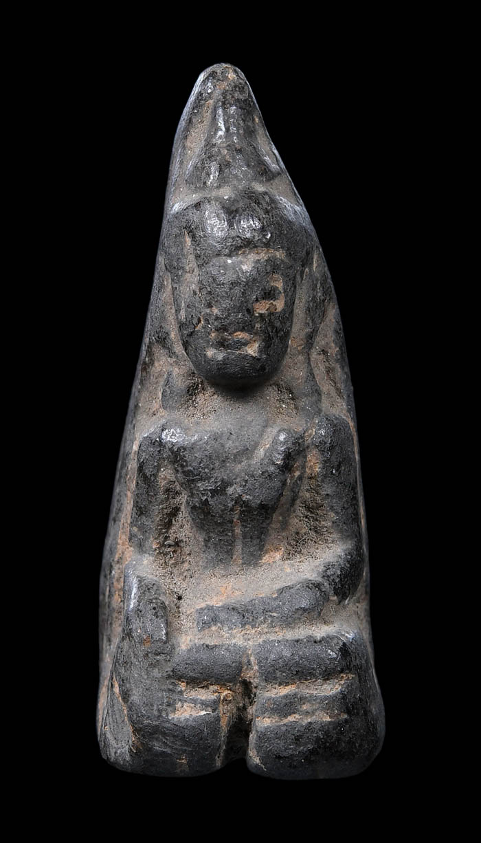 พระเชียงแสนเดี่ยวเนื้อดินขนาดจิ๋ว