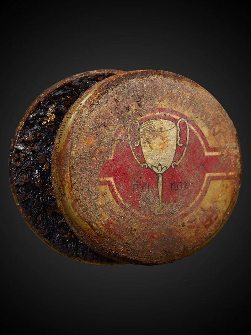 สีผึ้งพยองคำครูบาวัดไม้ฮูง  รุ่นแรก ปี24