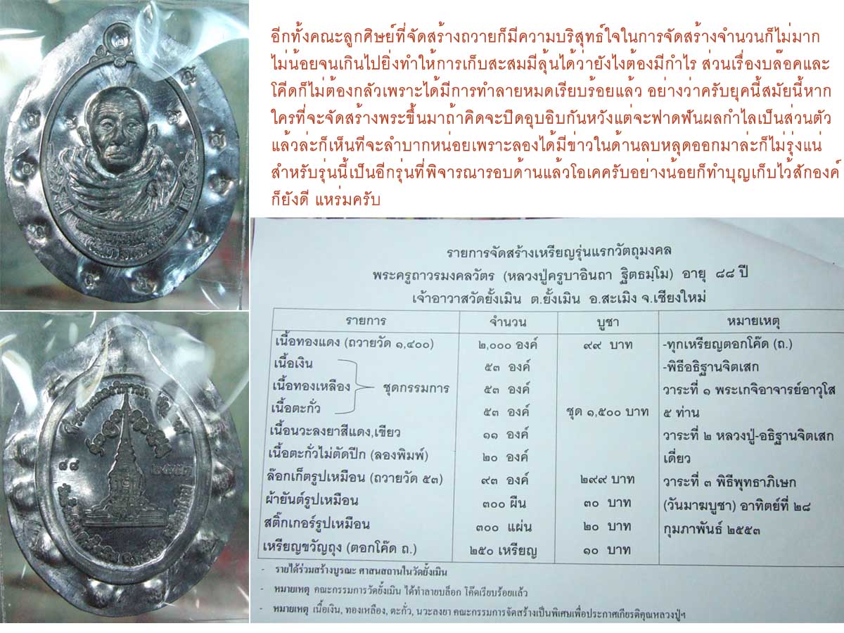 พระใหม่รุ่นแรกน่ามอง