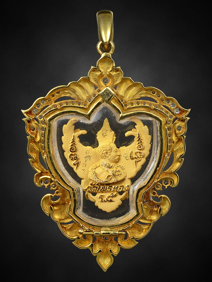 องค์พญาครุฑ พิมพ์เล็ก ปี 40 เนื้อทองคำ