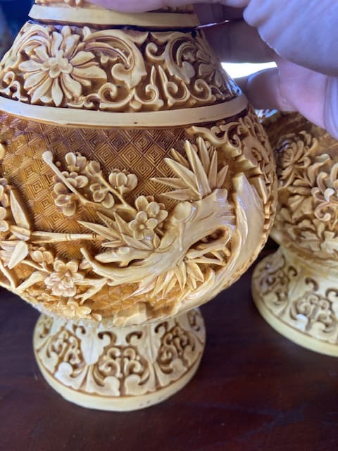 แจกัญงานเรซิน เก่าสวยมาก