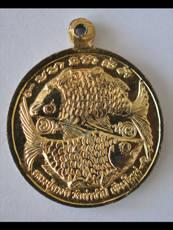 เหรียญปลาตะเพียนทอง ครูบาดวงดี 