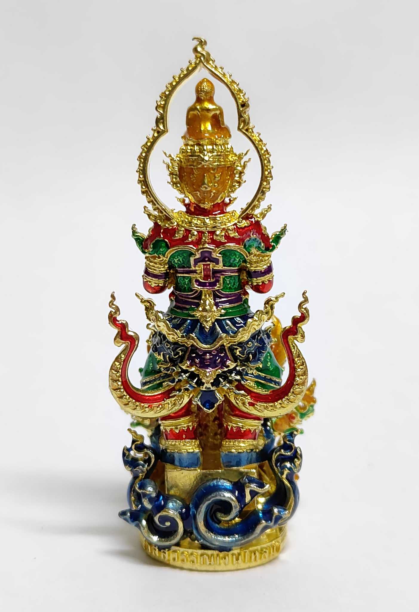 รูปหล่อท้าวเวสสุวรรณ​ เงินไหลมา