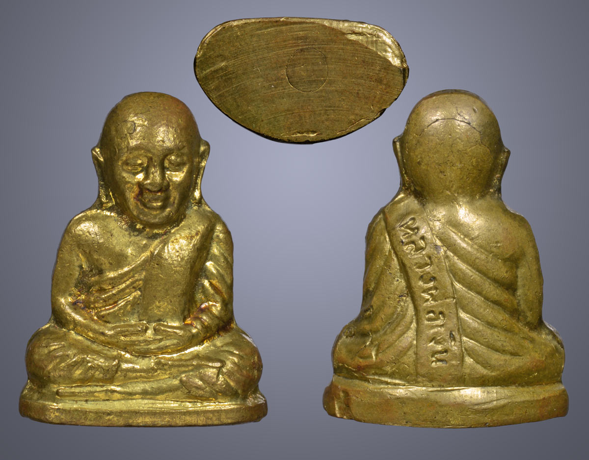 รูปหล่อหลวงพ่อเงิน วัดบางกระทิง ปี2515