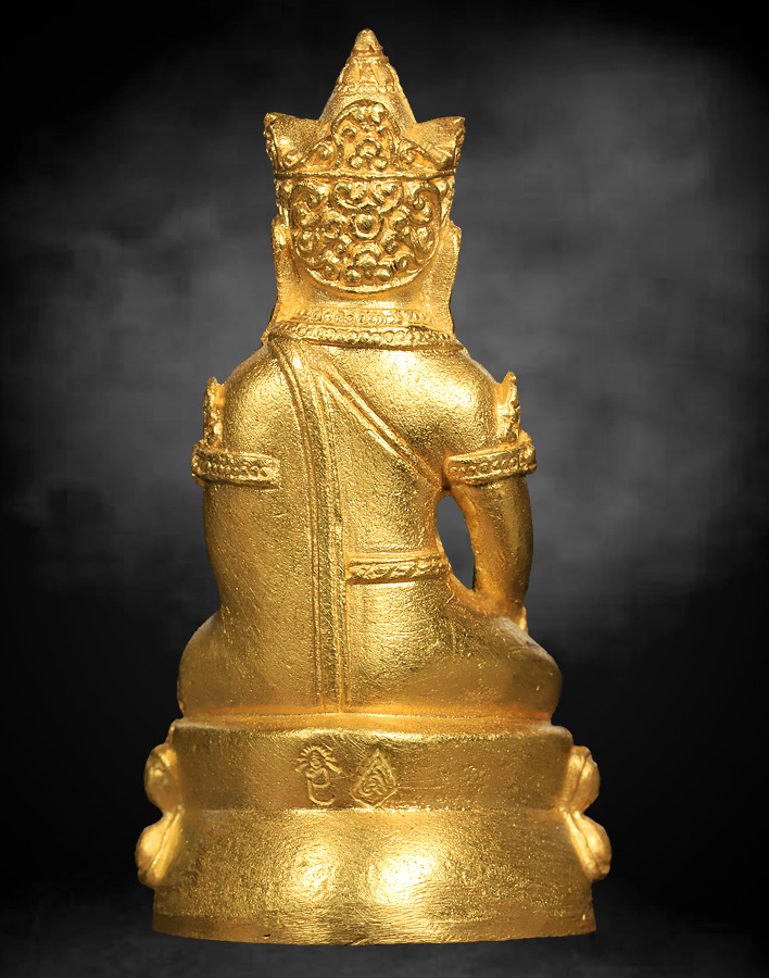 พระกริ่งอินทขีล วัดเจดีย์หลวง เชียงใหม่ ปี2555  เนื้อทองคํา 