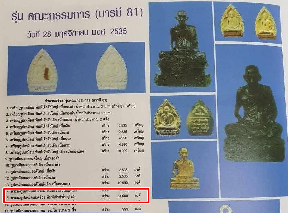 หลวงพ่อเกษม พระผงรุ่นบารมี81 ปี35(5)