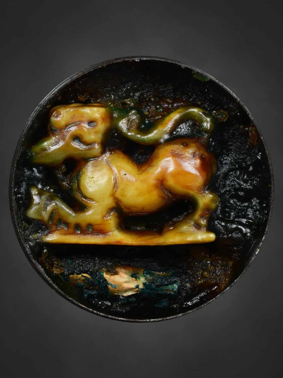 สีผึ้งฝังสิงห์ปากเป็ด ลพ.เฮง วัดเขาดิน