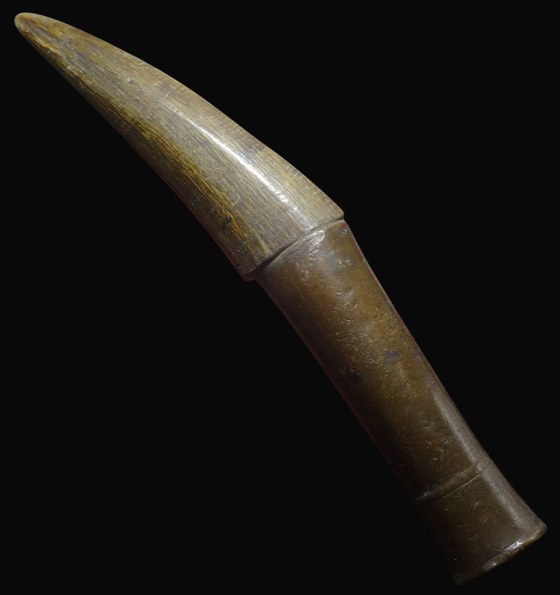 มีดหมอล้านนา เขาควายตายฟ้าผ่าสำริด 