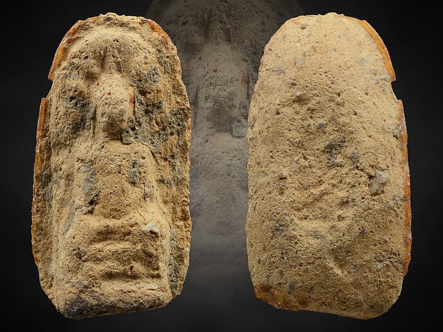 พระลือหน้ามงคล พิมพ์เล็กกรุเทศบาลลําพูน 