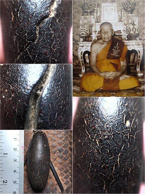 ตะกรุดพอกคลั่งหลวงพ่อทองศุขวัดโตนดหลวง