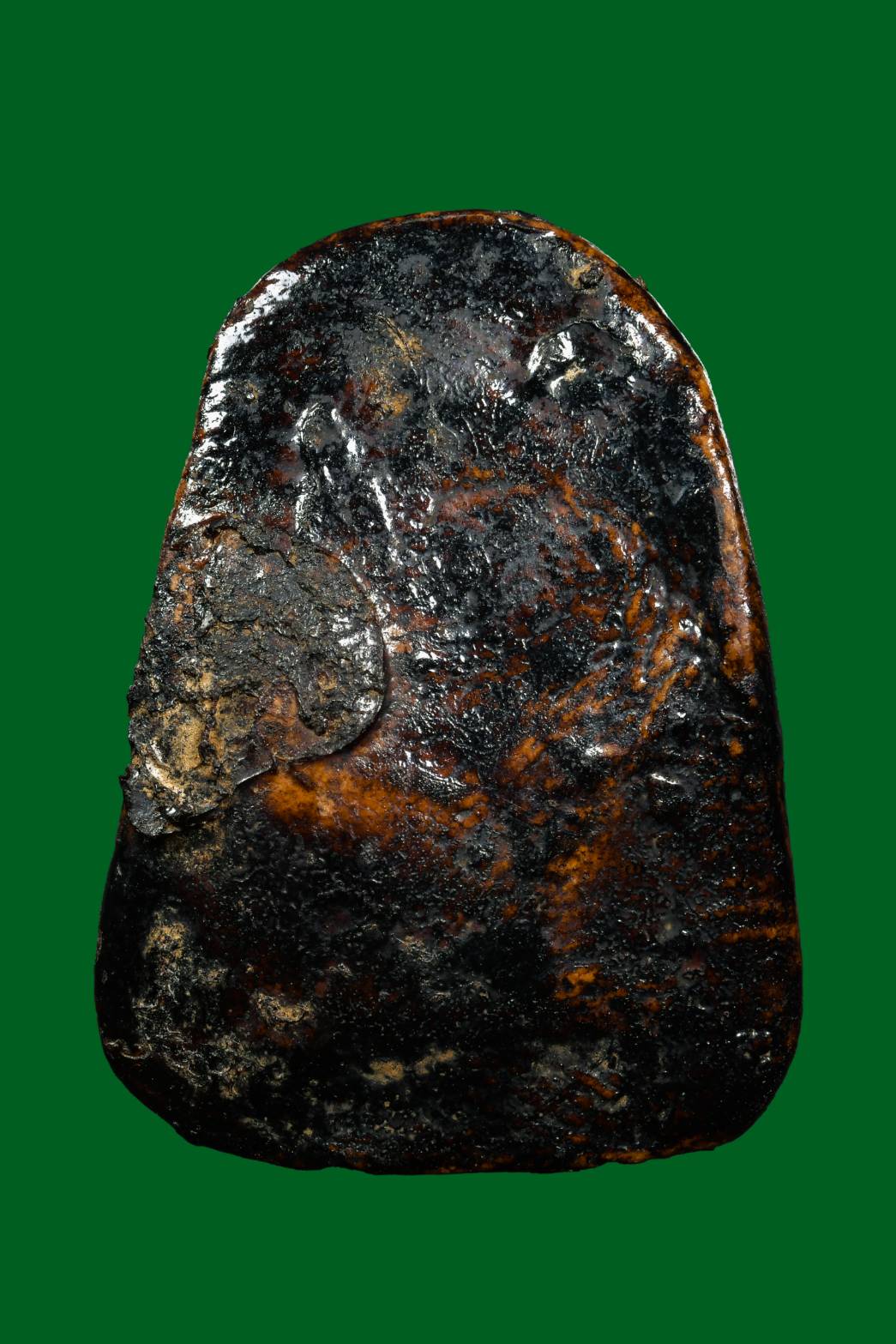 พระปิดตา ลพ.เปียวัดค้างคาว ผงจุ่มรักแดง