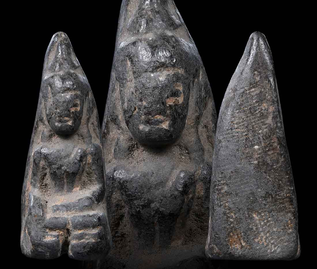 พระเชียงแสนเดี่ยวเนื้อดินขนาดจิ๋ว