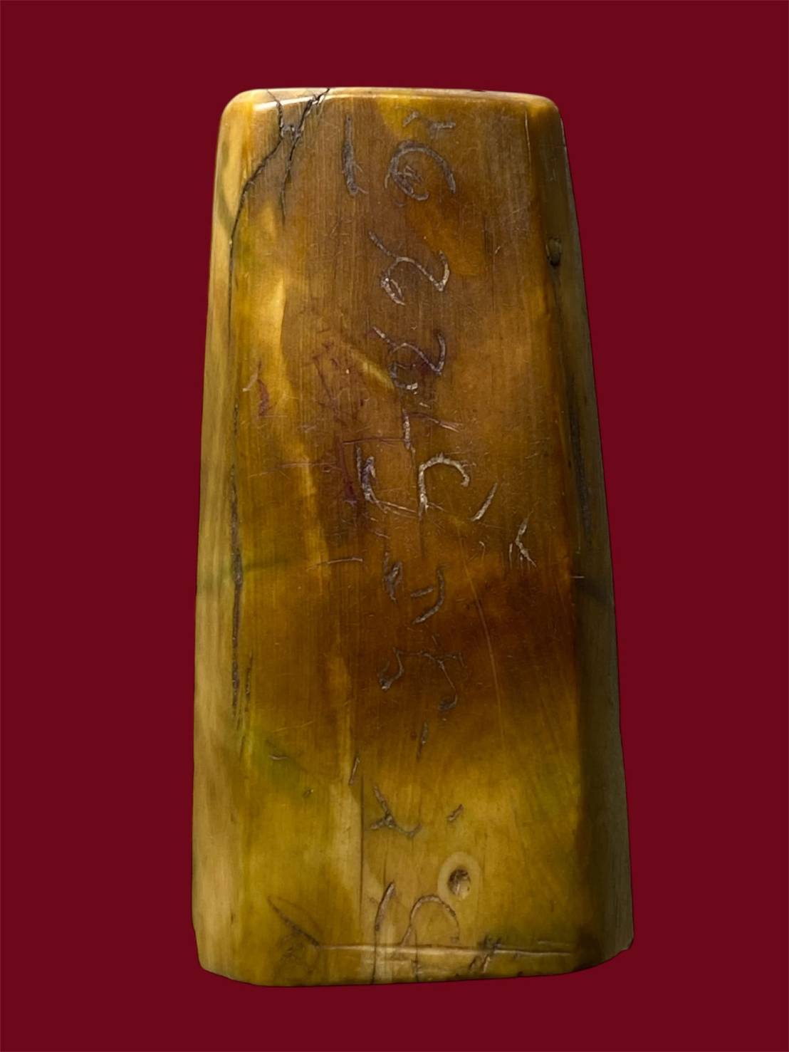 พระพุทธรูปปางเปิดโลก วัสดุหน่อไม้