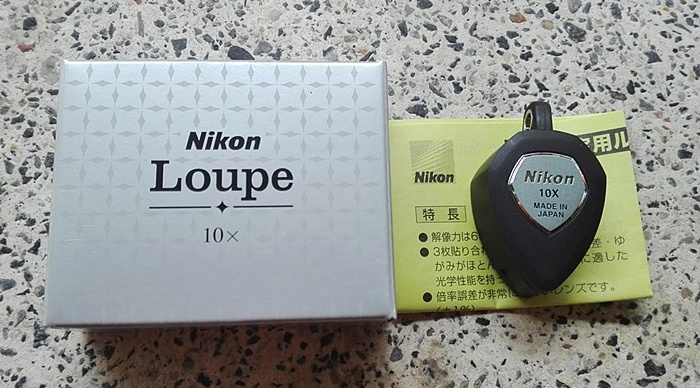 เลนส์ส่องพระ Nikon Loupe 10X ใหม่กริบ