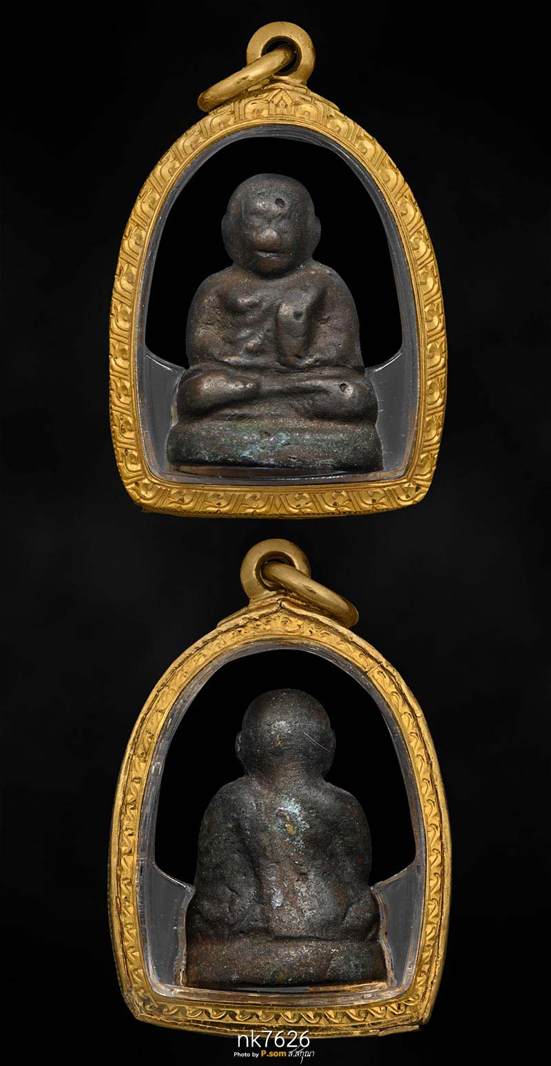 หลวงพ่อเงิน วัดห้วยเขน ปี2456 มาพร้อมเลี่อมทอง