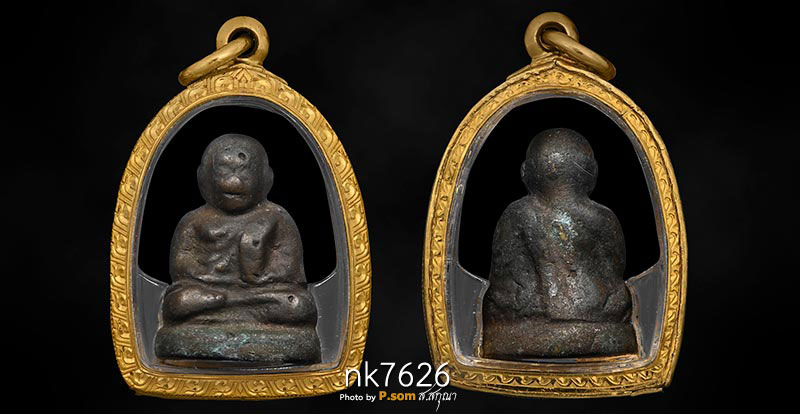 หลวงพ่อเงิน วัดห้วยเขน ปี2456 มาพร้อมเลี่อมทอง