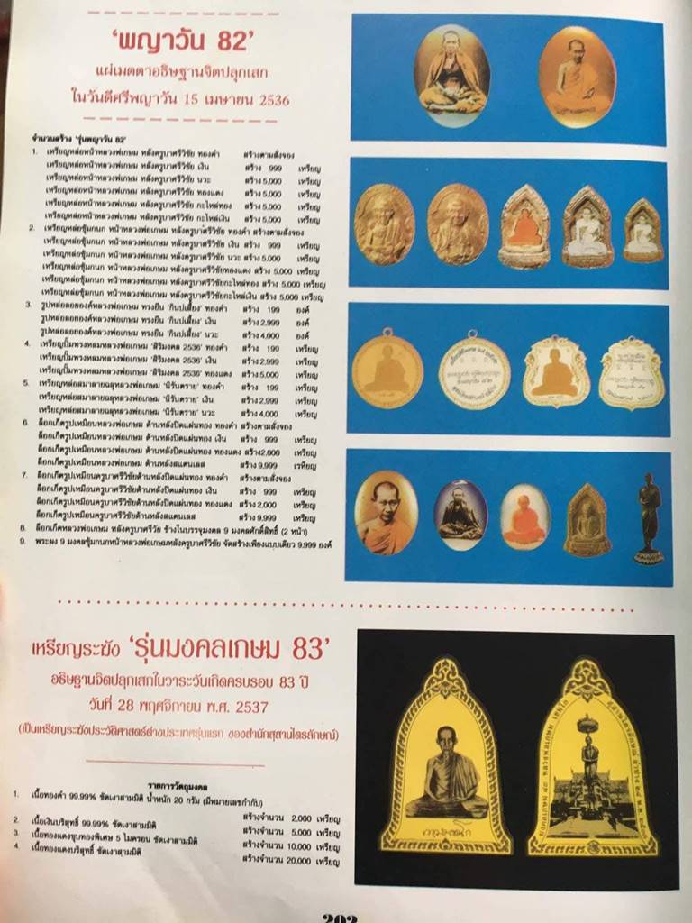 หลวงพ่อเกษม พญาวัน82 กะไหล่เงิน ปี36(4)