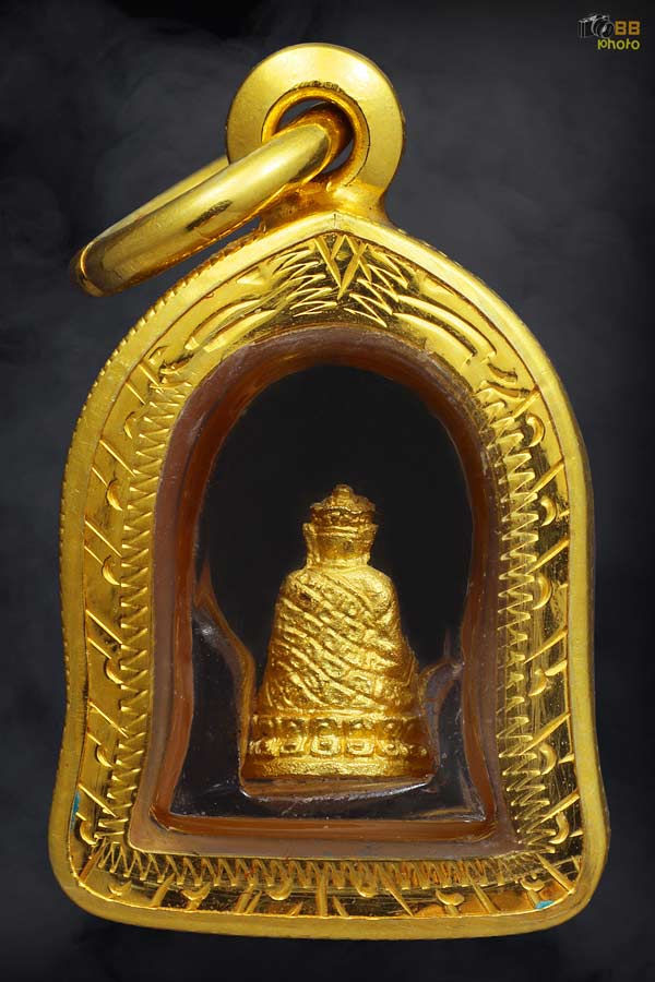 รูปหล่อไตฮงกงหลวงพ่อคูณ พิมพ์จิ๋ว ทองคํา