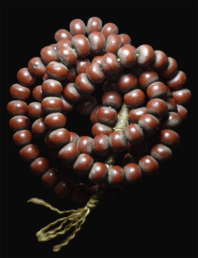 ประคำเนื้อผงพุทธคุณ ลงชาติล้านนา