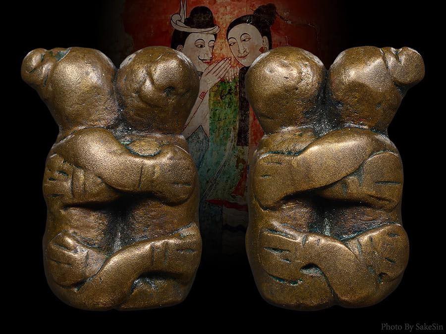 อิ่นล้านนา หล่อโบราณ เนื้อทองแดงเถือน