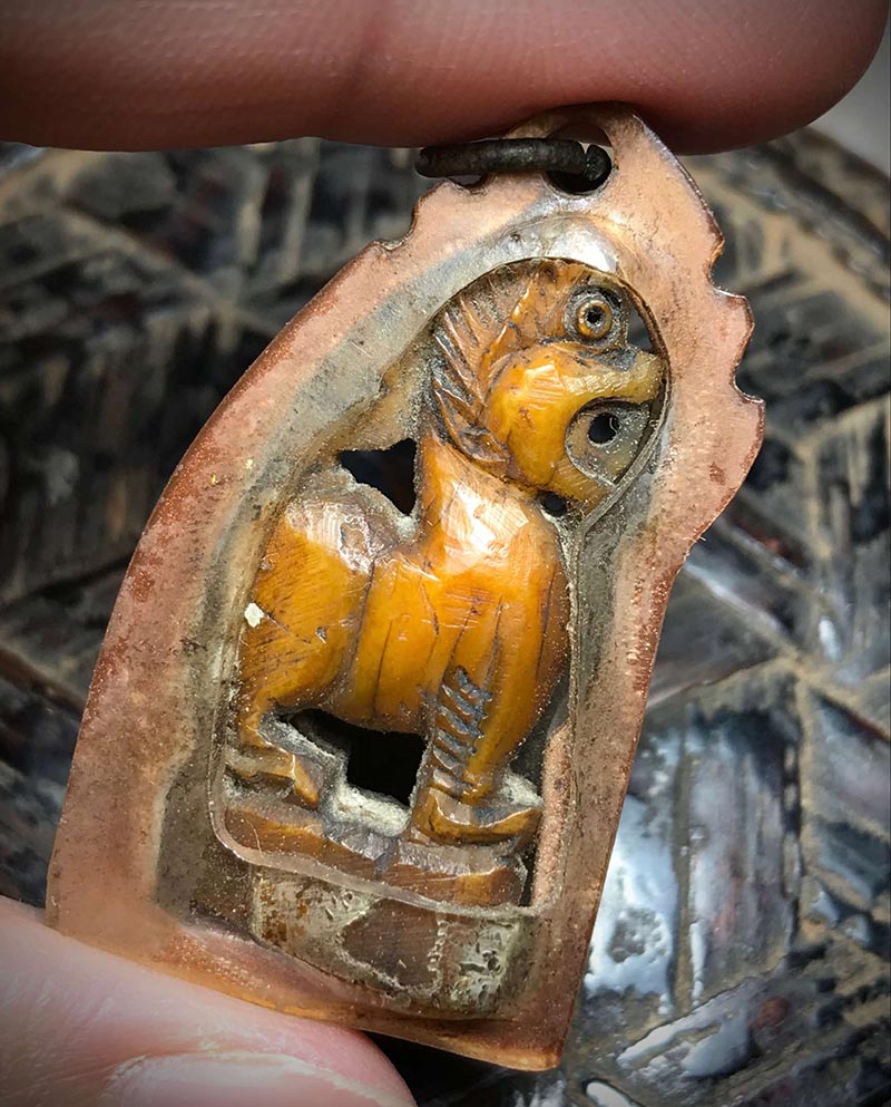 สิงห์งาแกะหลวงปู่ยิ้มวัดหนองบัว