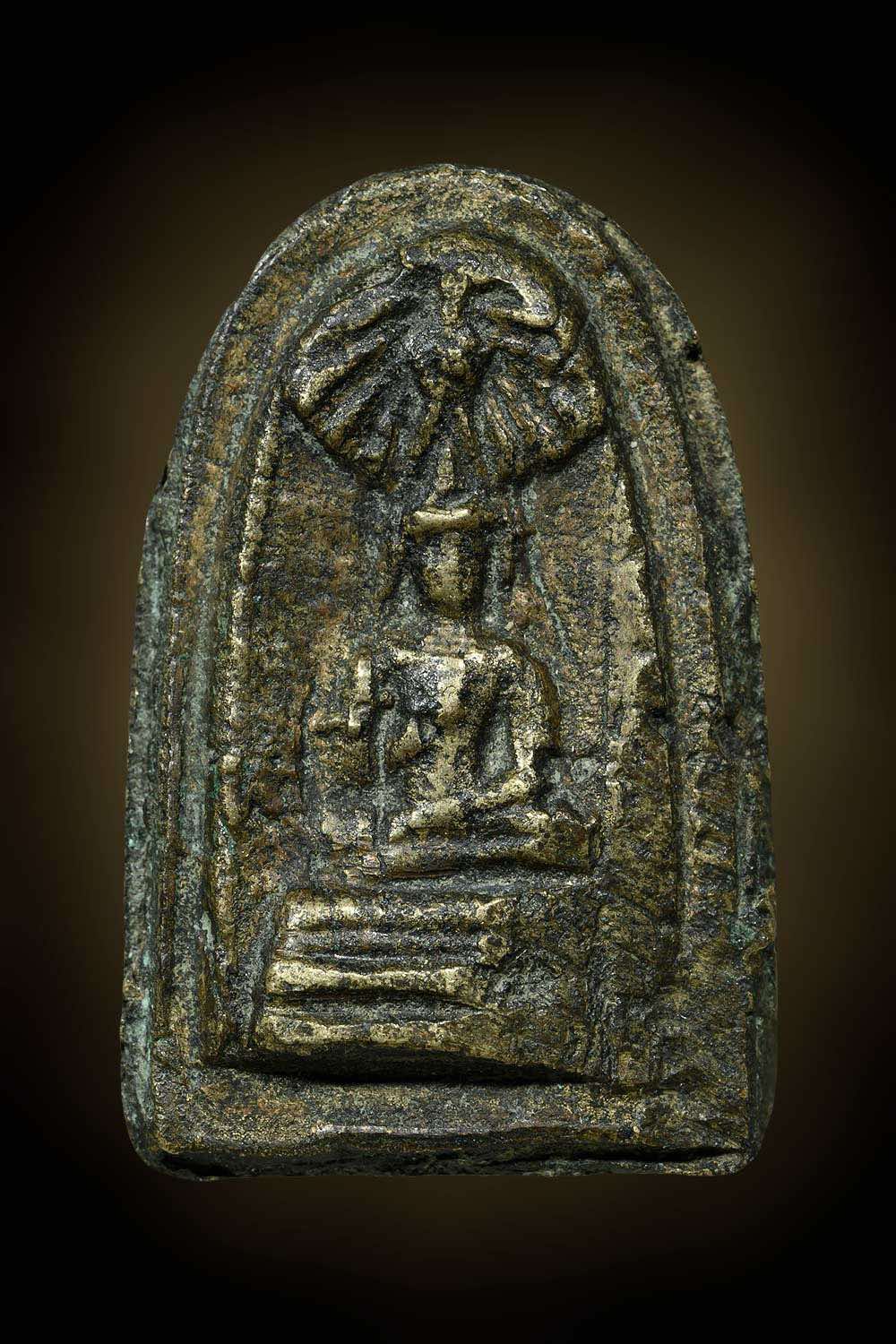 เหรียญหล่อปางซ่อนหาหลวงพ่อบุญใหญ่ 