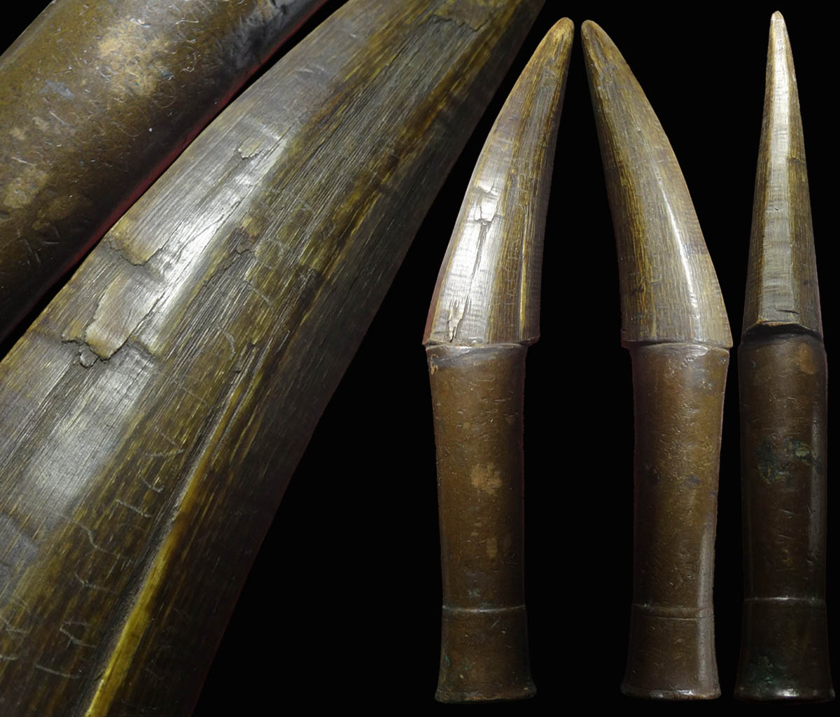 มีดหมอล้านนา เขาควายตายฟ้าผ่าสำริด 