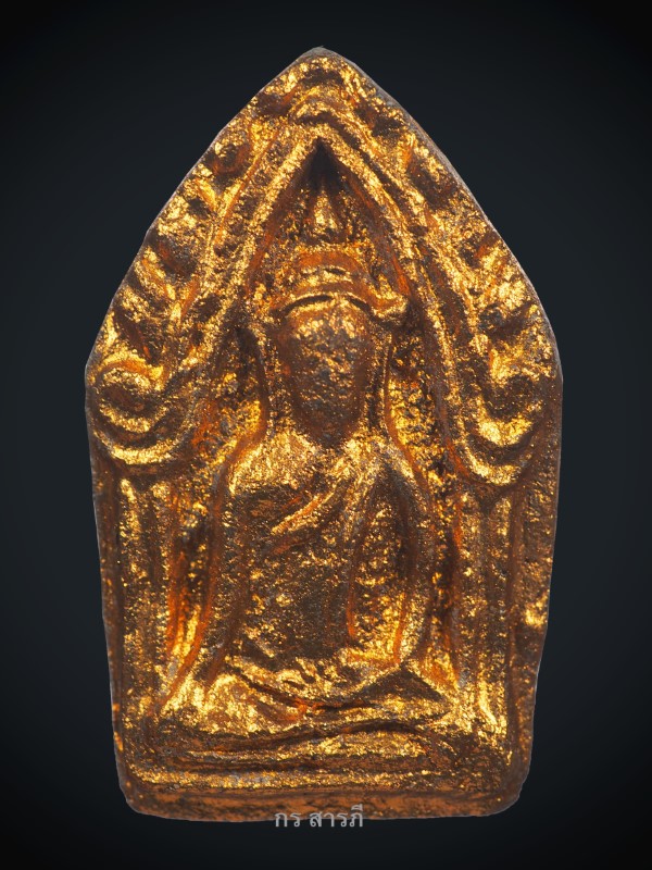 ขุนแผนรุ่นแรกครูบาจันต๊ะ ทาทองเนื้อดำ(หายากสุดๆๆ)