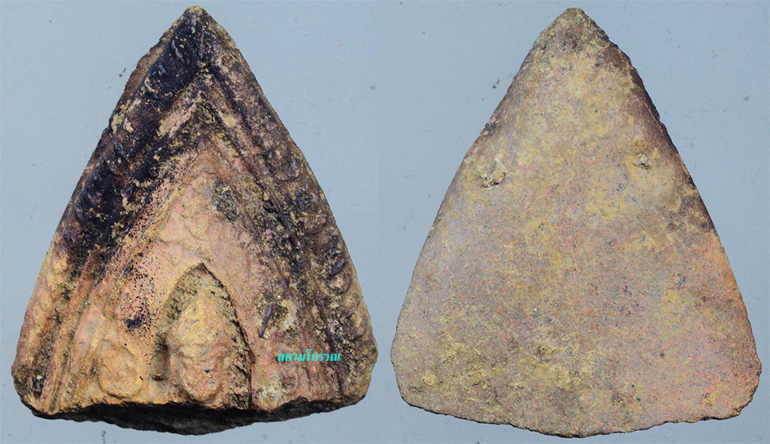 #17691 ชิ้นส่วนบน พระเลี่ยง กรุช้างค้ำ 