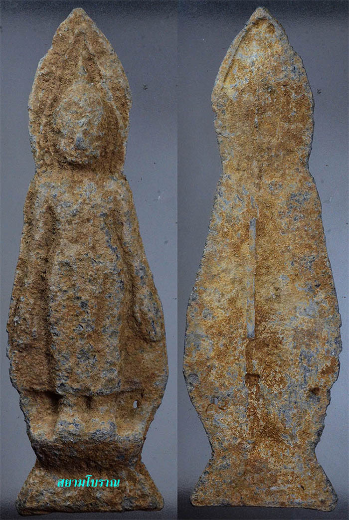 #17773พระเชียงแสนปางเปิดโลก คราบกรุเดิม 