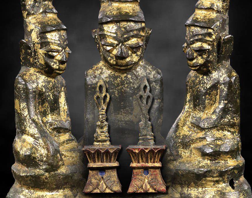 พระบูชาเชียงรุ้งใบหอกศิลปะชาน