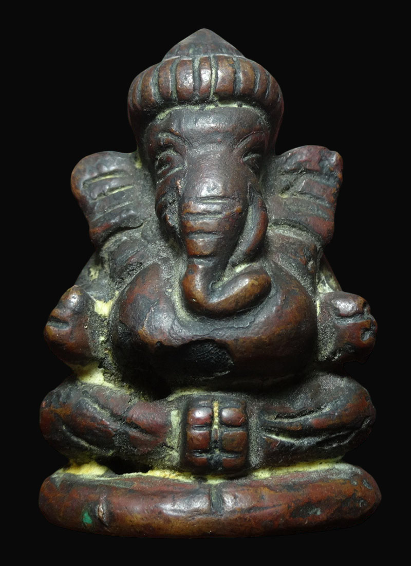 พระพิฆเนศศิลปะนครศรีธรรมราช ทองแดงเถื่อน