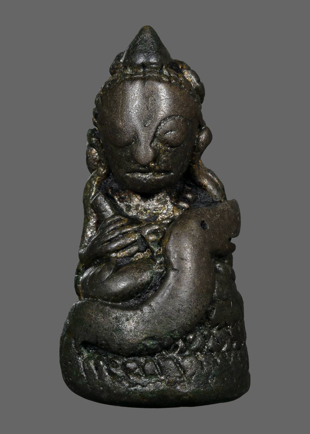 พระอุปคุต เนื้อสัมฤทธิ์เงิน