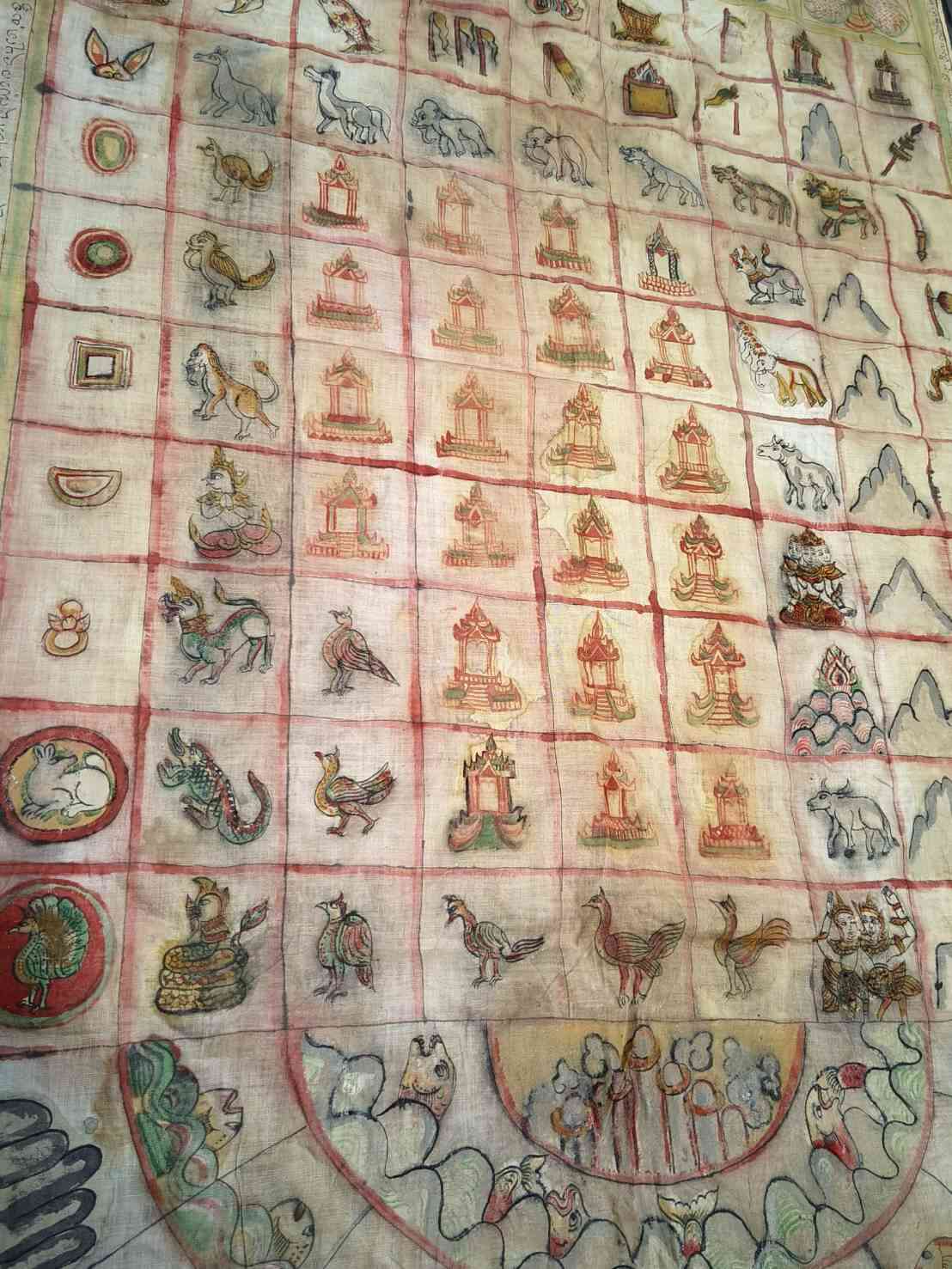 ผ้ายันต์รอยพระพุทธบาท แชมป์ที่ 1