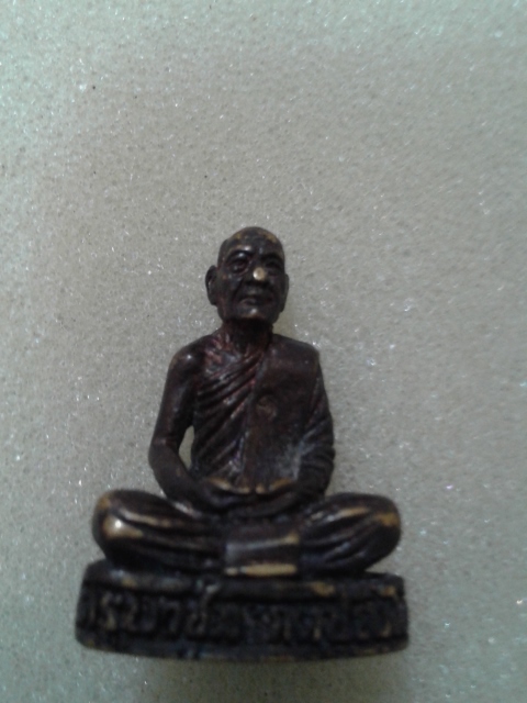 ครูบาชุ่ม วัดป่าลาน จ.เชียงใหม่(เนื้อทองหลือง)