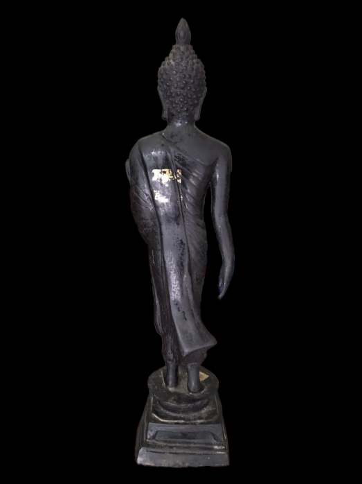 พระบูชา ปางลีลา ก้นดินไทย สูง 18 นิ้ว